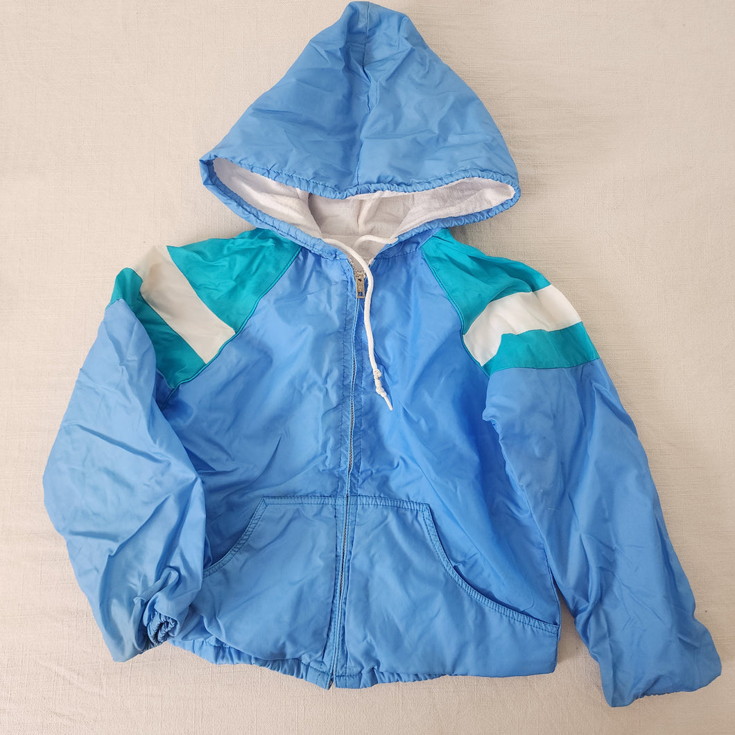 Vintage Blue Hooded Jacket 3t