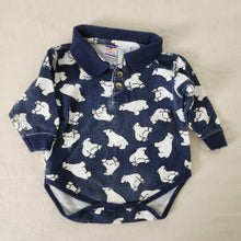 Load image into Gallery viewer, Vintage Polar Bear Romper 3-6 months
