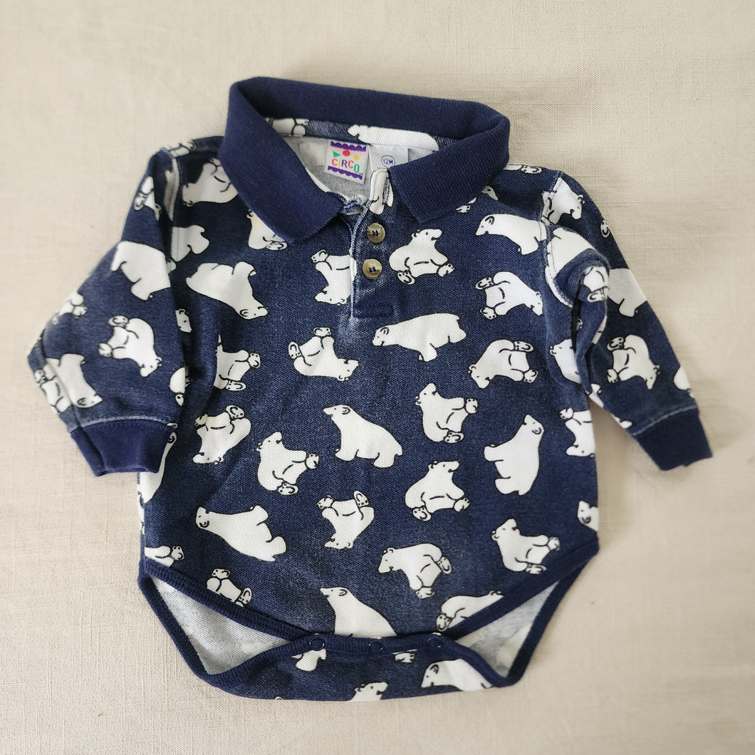 Vintage Polar Bear Romper 3-6 months