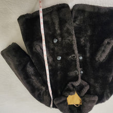 Load image into Gallery viewer, Vintage Brown Faux Fur Coat 2t/3t
