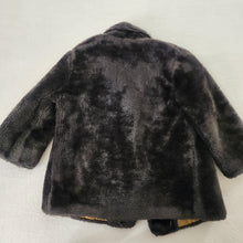 Load image into Gallery viewer, Vintage Brown Faux Fur Coat 2t/3t
