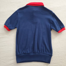 Load image into Gallery viewer, Vintage 60s Navy + Red Shirt 5t/6
