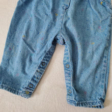 Load image into Gallery viewer, Vintage Oshkosh Faded Kitty Overalls 12 months
