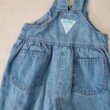 Load image into Gallery viewer, Vintage Oshkosh Faded Kitty Overalls 12 months
