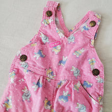 Load image into Gallery viewer, Vintage Oshkosh Bunnies Crossfront Overalls 3-6 months
