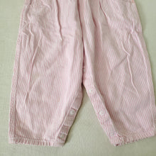 Load image into Gallery viewer, Vintage Oshkosh Pink Engineer Striped Overalls 2t
