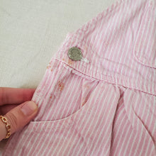 Load image into Gallery viewer, Vintage Oshkosh Pink Engineer Striped Overalls 2t
