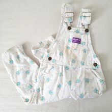 Load image into Gallery viewer, Vintage 80s Oshkosh Skiing Bunnies Overalls 4t
