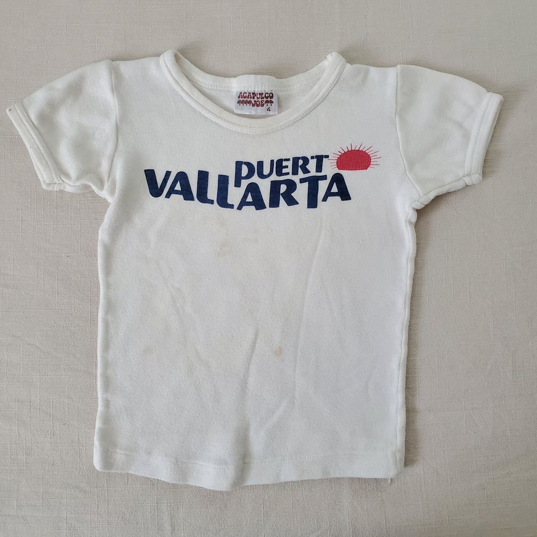 Vintage Puerto Vallarta Mexico Tee 2t/3t