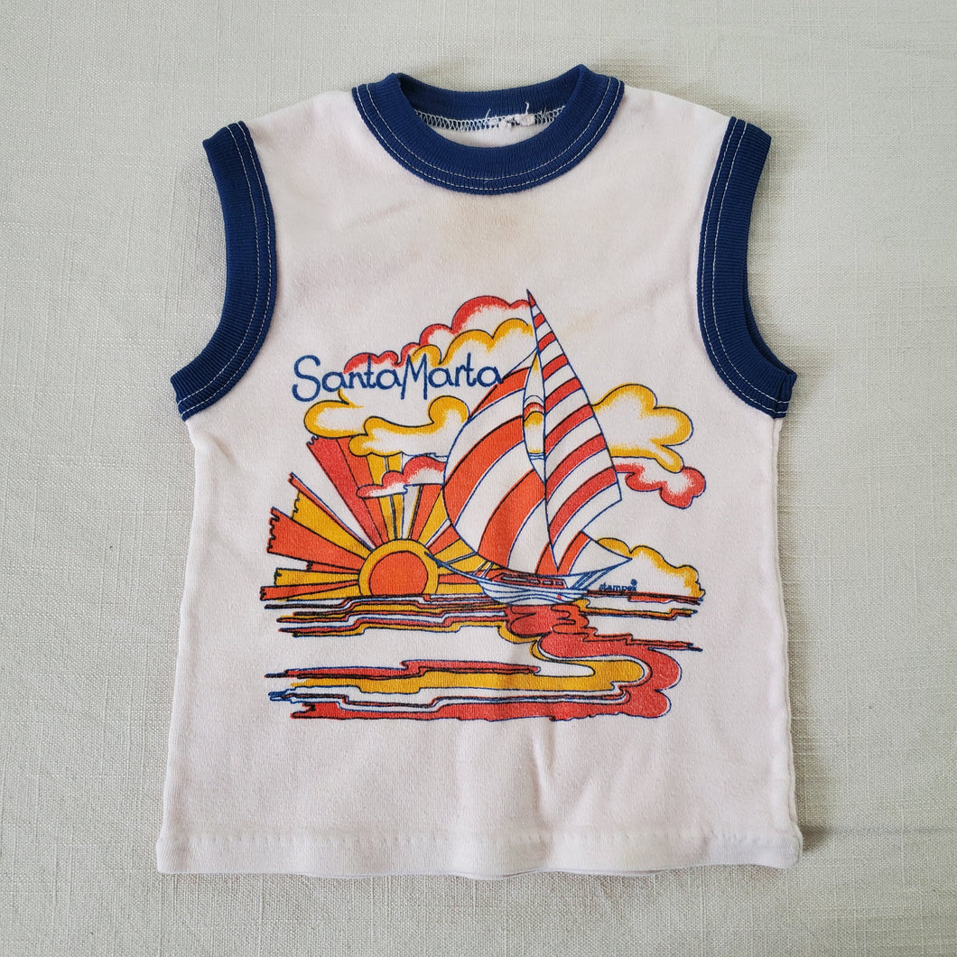 Vintage Santa Marta Tank Top 18-24 months