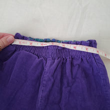 Load image into Gallery viewer, Vintage Reversible Purple/Plaid Pants 3t
