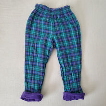 Load image into Gallery viewer, Vintage Reversible Purple/Plaid Pants 3t
