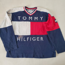 Load image into Gallery viewer, Vintage Tommy Hilfiger Thick Long Sleeve kids 12/14
