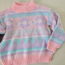 Load image into Gallery viewer, Vintage Pastel Knit Sweater 3t
