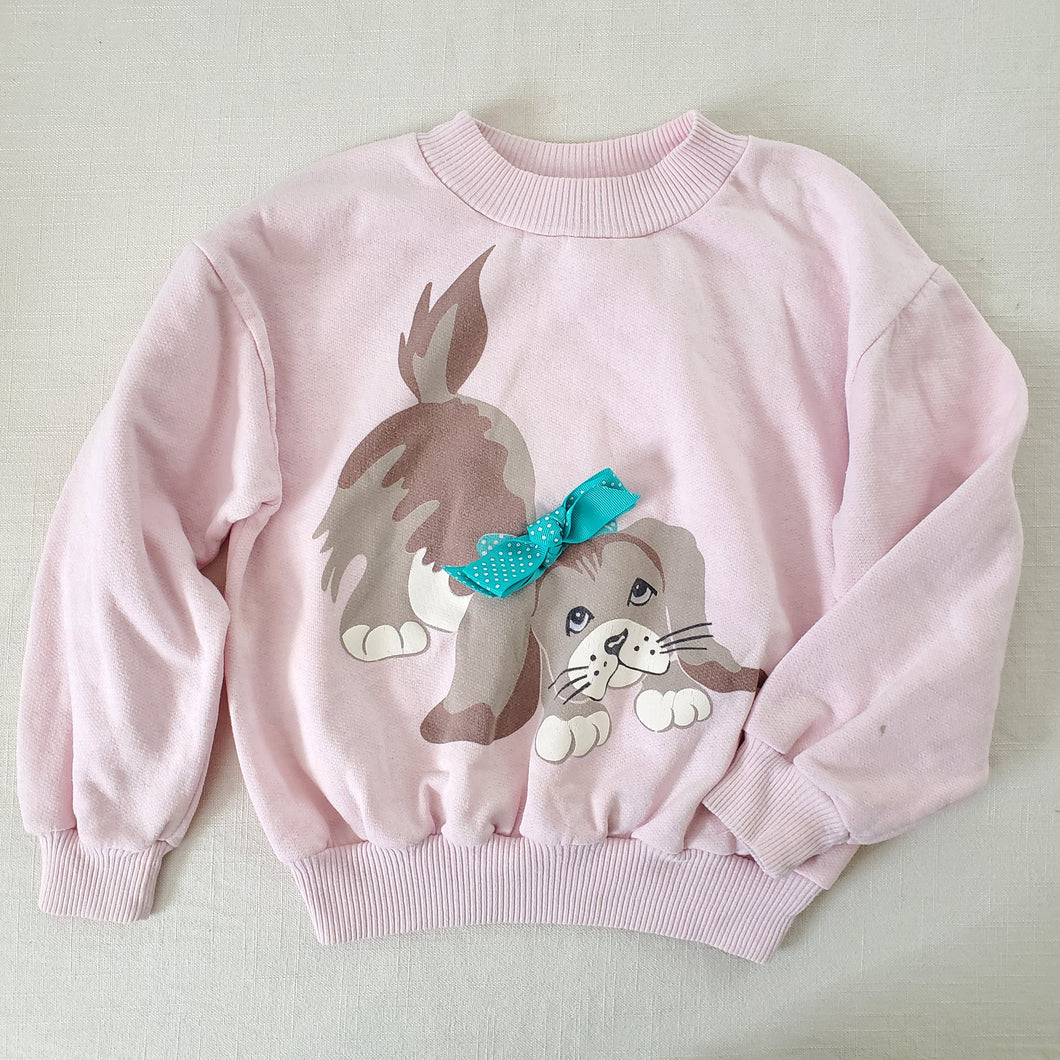 Vintage Puppy Pink Crewneck 4t/5t