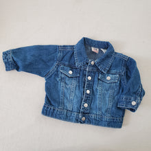 Load image into Gallery viewer, Vintage Baby Jean Jacket 0-3 months
