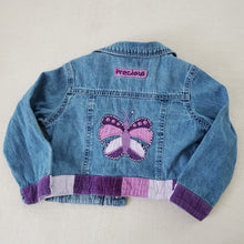 Load image into Gallery viewer, Y2k Butterfly Jean Jacket 3t
