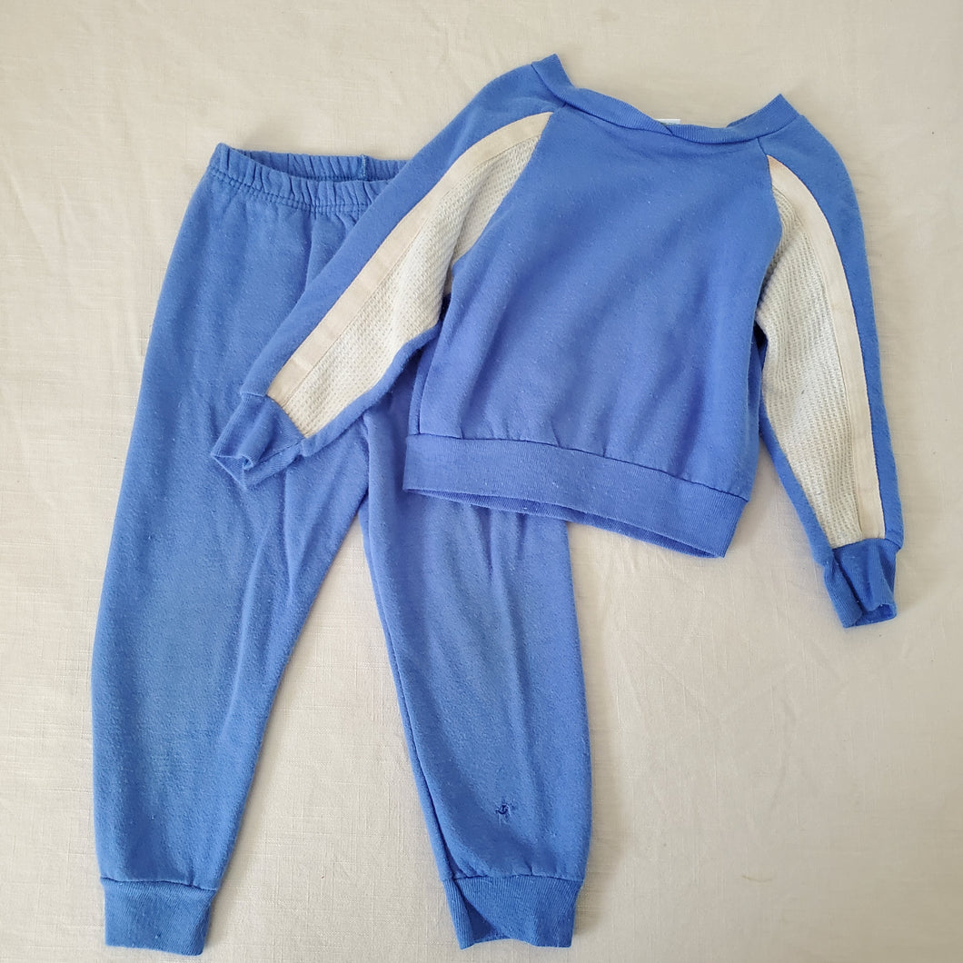 Vintage Blue Sweats Set 3t/4t