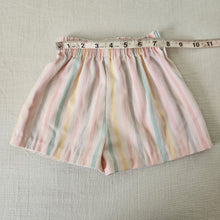 Load image into Gallery viewer, Vintage Pastel Striped Shorts 3t
