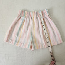 Load image into Gallery viewer, Vintage Pastel Striped Shorts 3t
