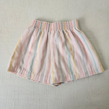 Load image into Gallery viewer, Vintage Pastel Striped Shorts 3t
