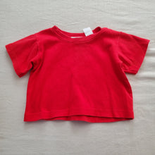 Load image into Gallery viewer, Vintage Solid Red Tee 6-12 months
