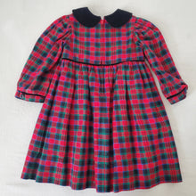 Load image into Gallery viewer, Vintage Saks 5th Ave Tartan Long Sleeve Dress 2t
