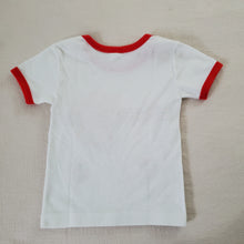 Load image into Gallery viewer, Vintage 80s Pinwheel Ringer Tee 3t
