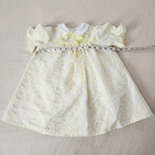 Load image into Gallery viewer, Vintage Light Yellow Lace Dress 3t
