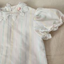 Load image into Gallery viewer, Vintage Pastel Striped Dress 5t
