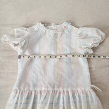 Load image into Gallery viewer, Vintage Pastel Striped Dress 5t
