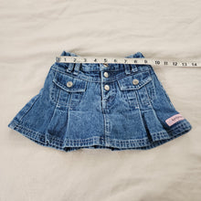 Load image into Gallery viewer, Vintage 90s Self Esteem Jean Skirt 4t
