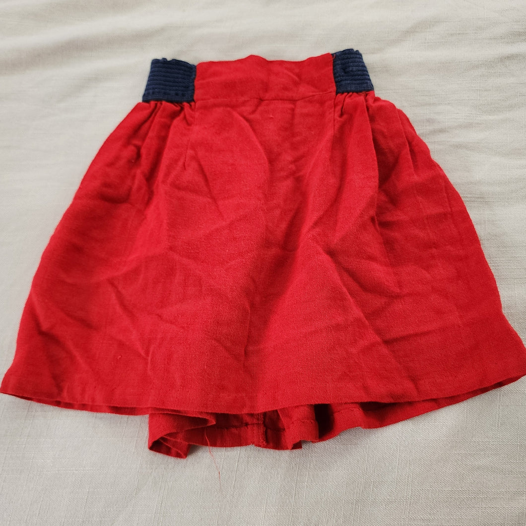 Vintage Red Skirt 3t/4t