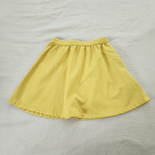 Load image into Gallery viewer, Vintage 70s Yellow Skirt kids 9/10
