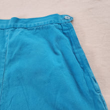 Load image into Gallery viewer, Vintage 70s Aqua Blue Shorts kids 10
