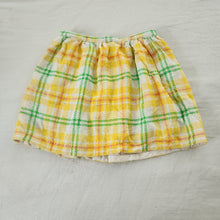 Load image into Gallery viewer, Vintage 70s Sunny Plaid Skirt 4t
