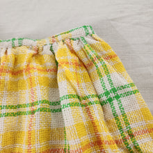 Load image into Gallery viewer, Vintage 70s Sunny Plaid Skirt 4t
