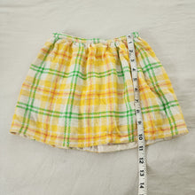 Load image into Gallery viewer, Vintage 70s Sunny Plaid Skirt 4t
