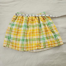 Load image into Gallery viewer, Vintage 70s Sunny Plaid Skirt 4t
