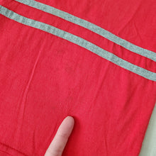 Load image into Gallery viewer, Vintage Red/Gray Striped Tee 3t/4t
