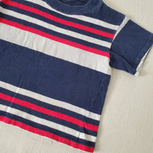 Load image into Gallery viewer, Vintage Navy Striped Shirt 2t
