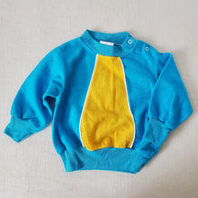 Load image into Gallery viewer, Vintage Blue/Yellow Long Sleeve 12 months
