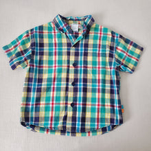 Load image into Gallery viewer, Vintage Gymboree Rainbow Plaid Shirt 3t/4t
