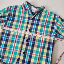 Load image into Gallery viewer, Vintage Gymboree Rainbow Plaid Shirt 3t/4t
