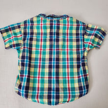 Load image into Gallery viewer, Vintage Gymboree Rainbow Plaid Shirt 3t/4t
