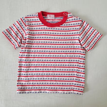 Load image into Gallery viewer, Vintage Donmoor Triangle Striped Shirt 18 months
