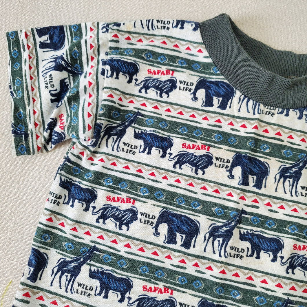 Vintage Safari Animal Tee 18 months