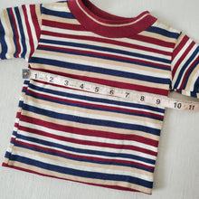 Load image into Gallery viewer, Vintage Healthtex Muted Striped Long Sleeve 12 months

