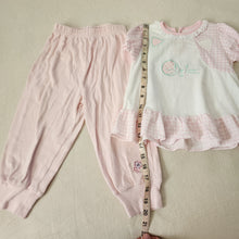 Load image into Gallery viewer, Vintage Pink Kitty Matching Set 2t
