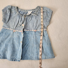 Load image into Gallery viewer, Vintage 90s Denim Girly Shirt 3t/4t
